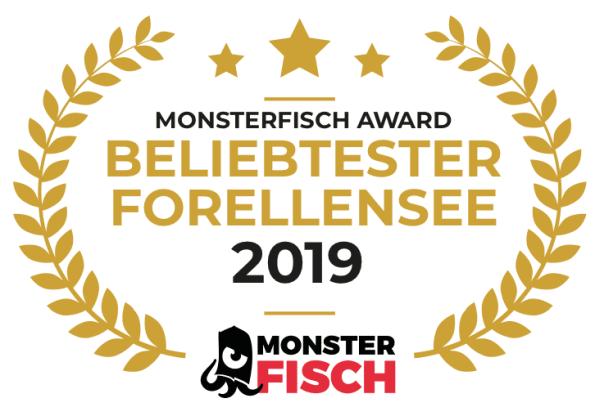 Angelteiche Koesterrieth · Monsterfisch Award 2019 · Beliebtester Forellensee